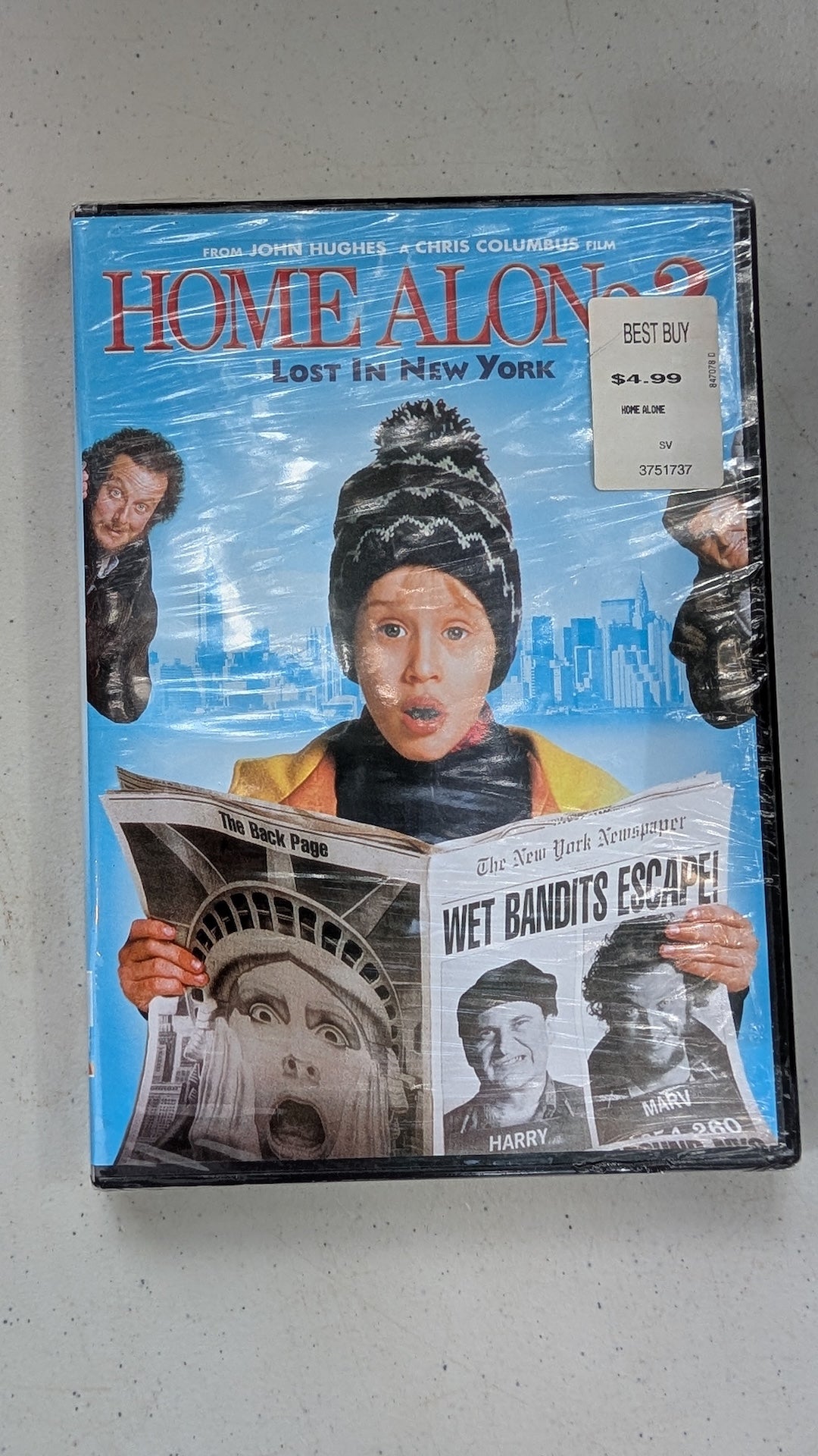 Home Alone 2: Lost in New York (DVD, 1992, PG) Macaulay Culkin, Joe Pesci, Daniel Stern