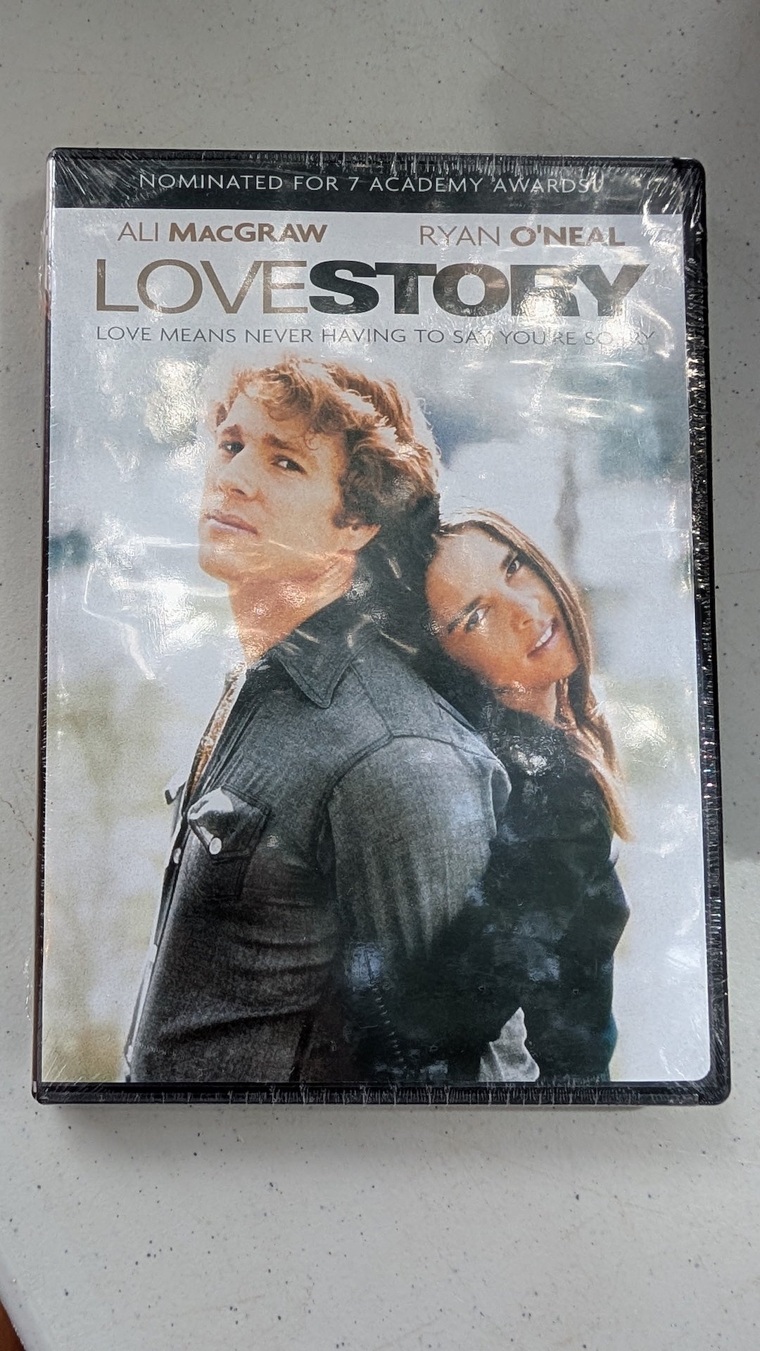 Love Story (DVD, 1970, PG) Ali MacGraw, Ryan O'Neal, John Marley
