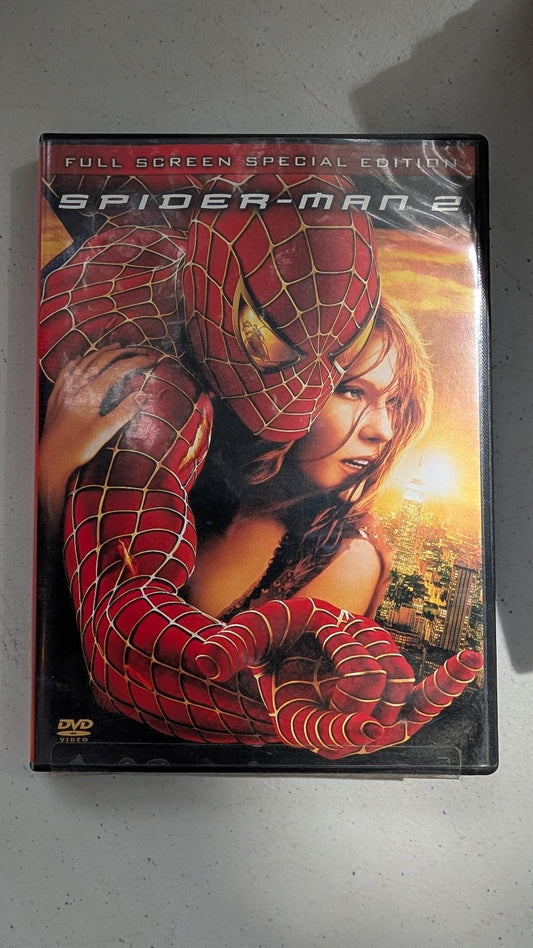 Spider-Man 2 (DVD, 2004, PG-13) Tobey Maguire, Kirsten Dunst, Alfred Molina