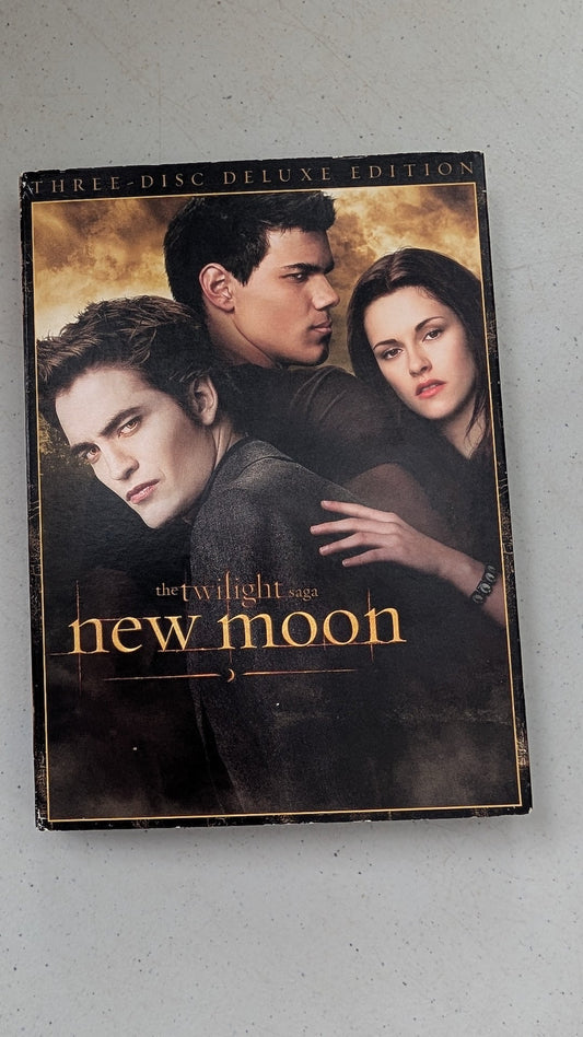 The Twilight Saga: New Moon (DVD, 2009, PG-13) Kristen Stewart, Robert Pattinson, Taylor Lautner