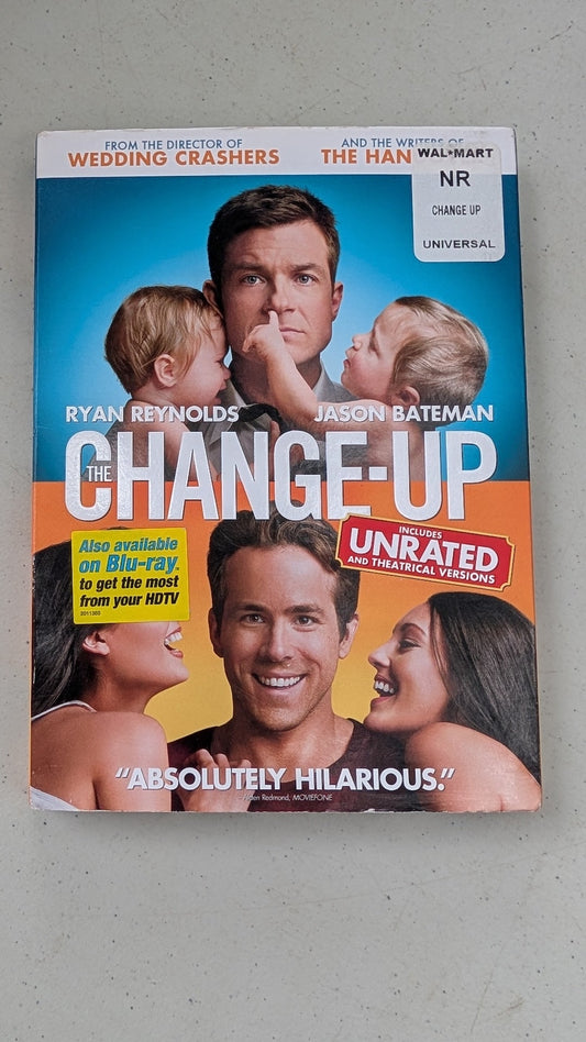 The Change-Up (DVD, 2011, Unrated) Ryan Reynolds, Jason Bateman, Leslie Mann