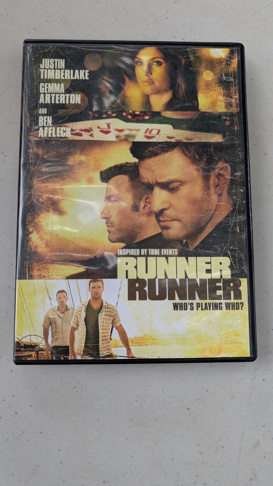 Runner Runner (DVD, 2013, R) Justin Timberlake, Ben Affleck, Gemma Arterton