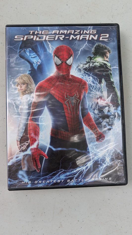 The Amazing Spider-Man 2 (DVD, 2014, PG-13) Andrew Garfield, Emma Stone, Jamie Foxx