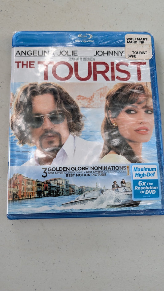 The Tourist (Blu-ray, 2010, PG-13) Johnny Depp, Angelina Jolie, Paul Bettany