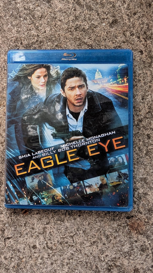 Eagle Eye (Blu-ray, 2008, PG-13) Shia LaBeouf, Michelle Monaghan, Rosario Dawson