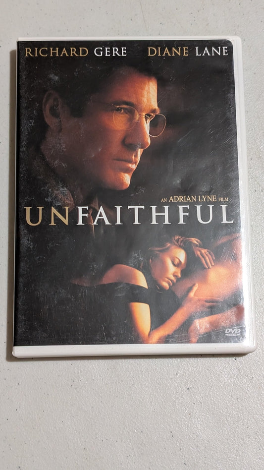 Unfaithful (DVD, 2002, R) Richard Gere, Diane Lane, Olivier Martinez