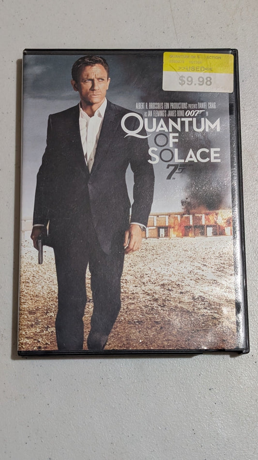 Quantum of Solace (DVD, 2008, PG-13) Daniel Craig, Olga Kurylenko, Mathieu Amalric