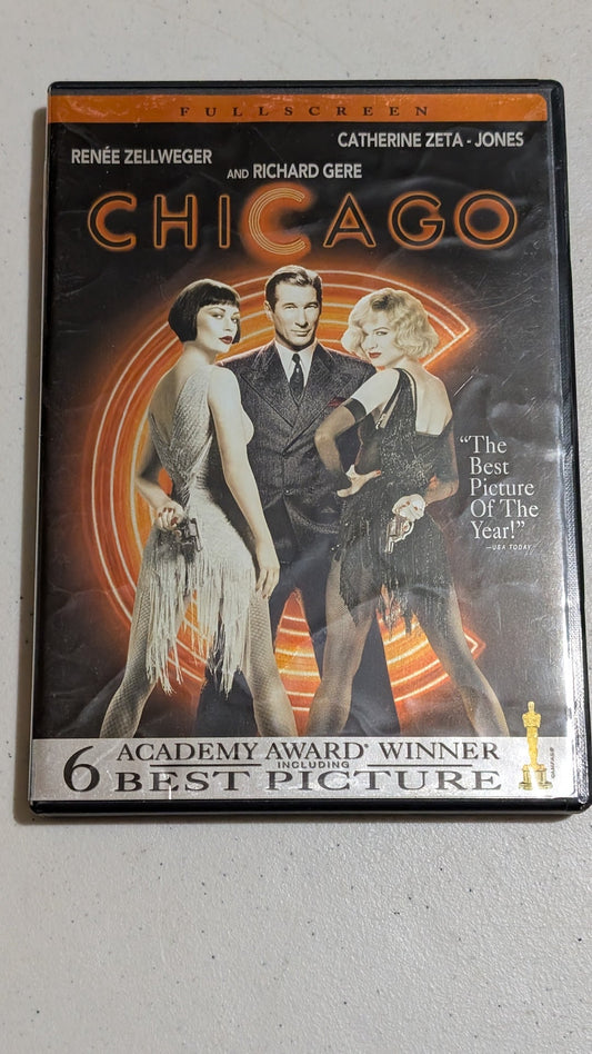 Chicago (DVD, 2002, PG-13) RenÃÂ©e Zellweger, Catherine Zeta-Jones, Richard Gere