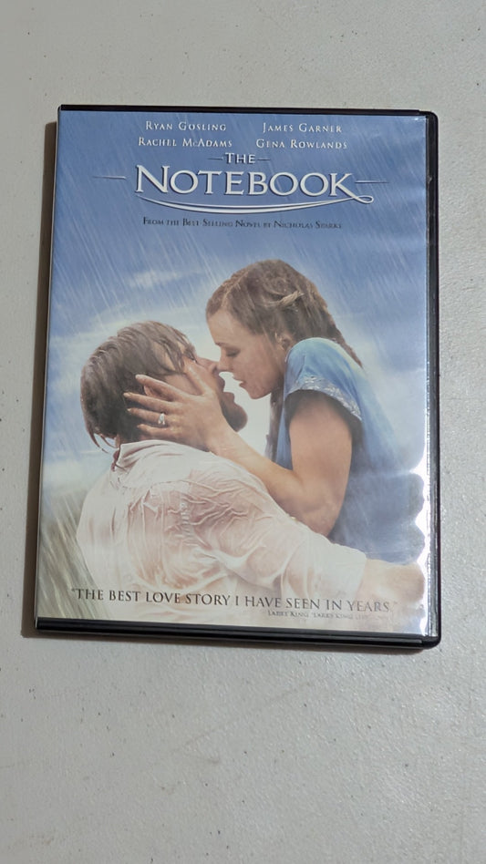 The Notebook (DVD, 2004, PG-13) Ryan Gosling, Rachel McAdams, James Garner
