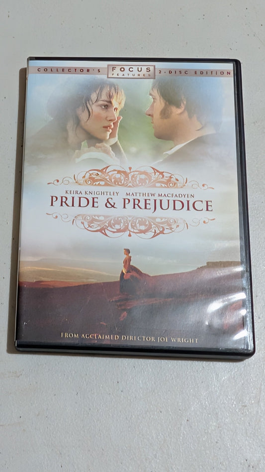 Pride & Prejudice (DVD, 2005, PG) Keira Knightley, Matthew Macfadyen, Brenda Blethyn
