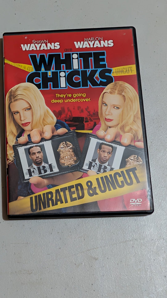 White Chicks (Unrated & Uncut) (DVD, 2004, Unrated) Shawn Wayans, Marlon Wayans, Jaime King