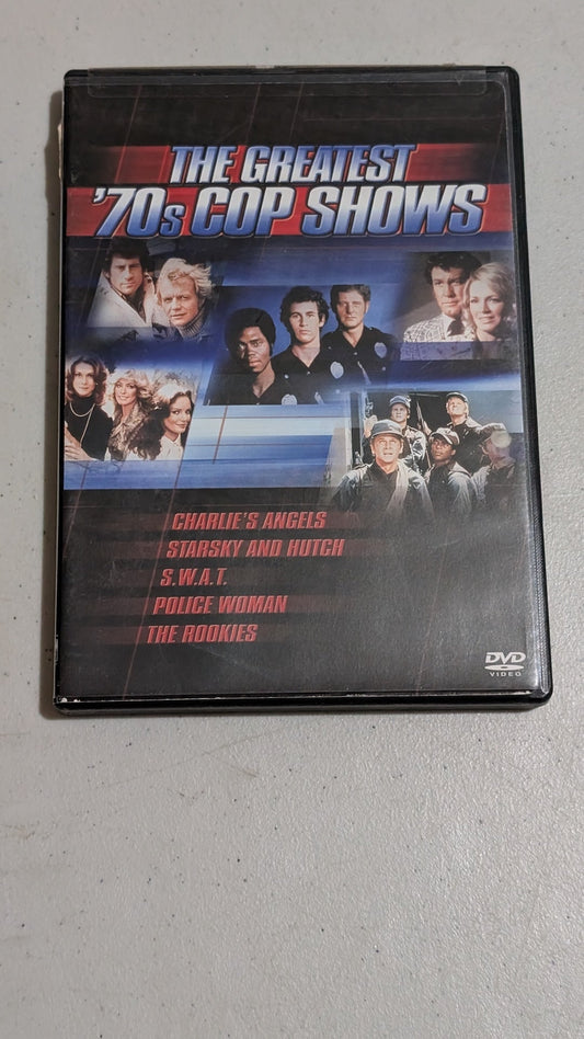 The Greatest '70s Cop Shows (DVD, 1972-1979, Not Rated) Kate Jackson, Jaclyn Smith, Farrah Fawcett; Paul Michael Glaser, David Soul; Steve Forrest, Robert Urich; Angie Dickinson, Earl Holliman; Georg Stanford Brown, Sam Melville