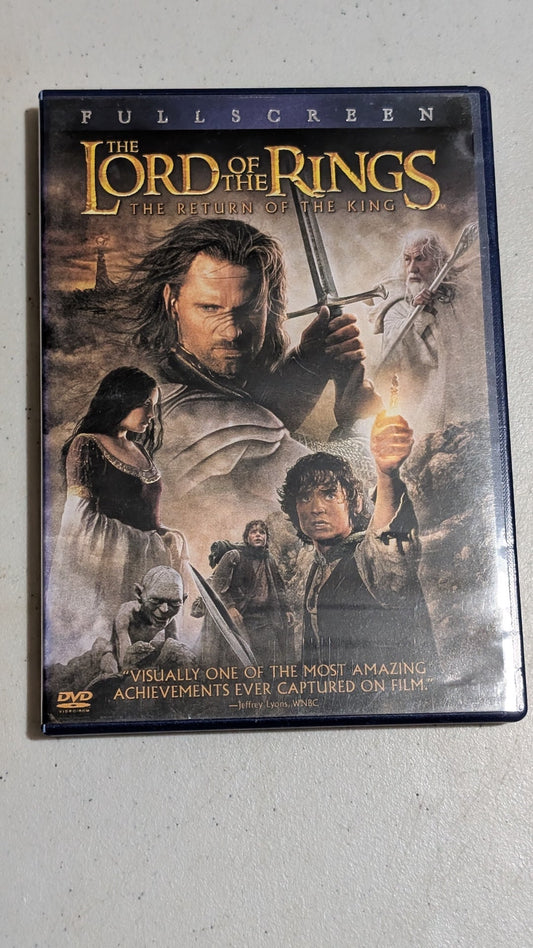 The Lord of the Rings: The Return of the King (DVD, 2003, PG-13) Elijah Wood, Ian McKellen, Viggo Mortensen