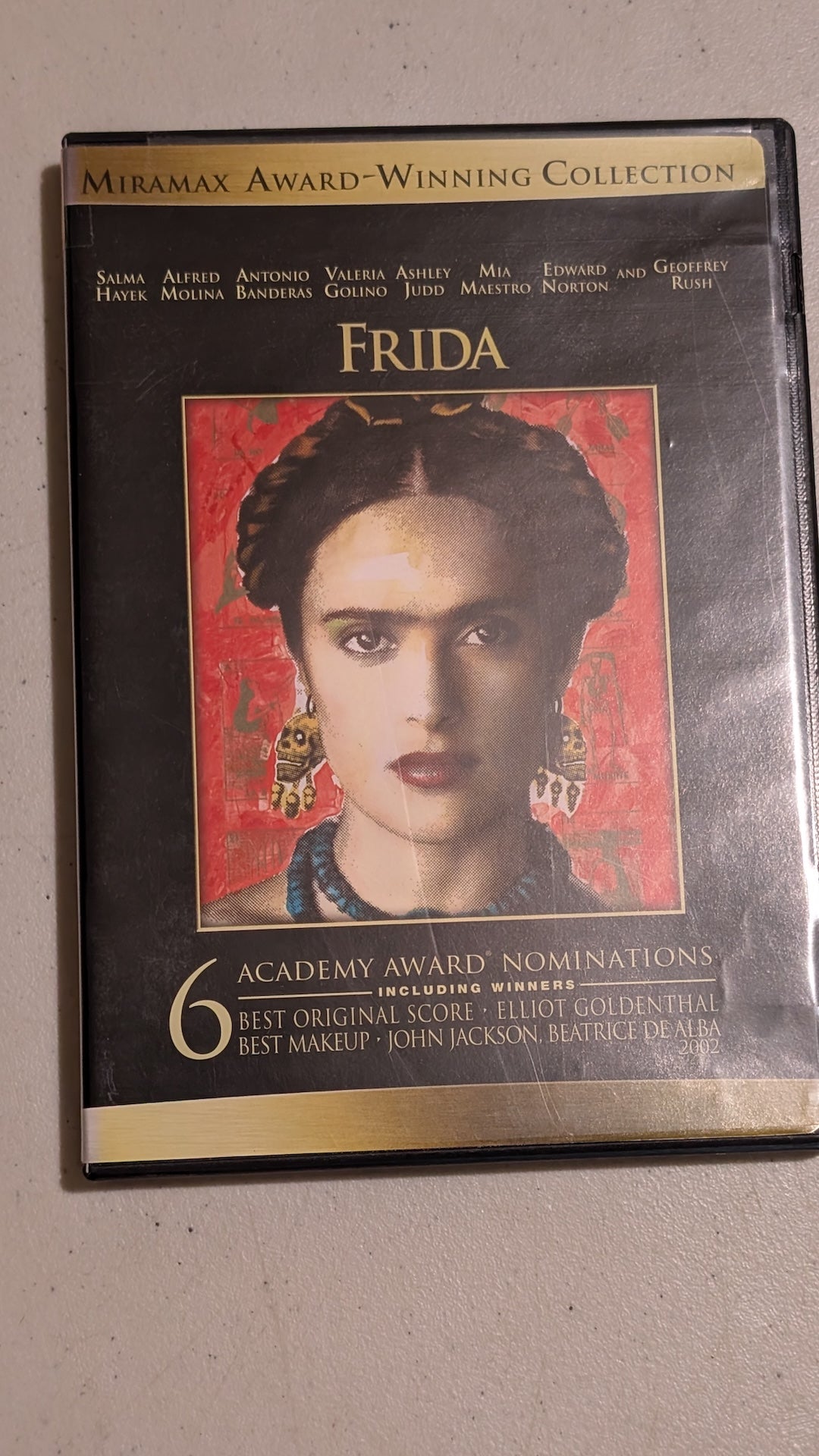 Frida (DVD, 2002, R) Salma Hayek, Alfred Molina, Geoffrey Rush