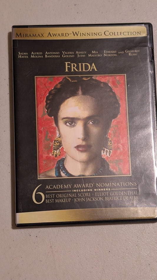 Frida (DVD, 2002, R) Salma Hayek, Alfred Molina, Geoffrey Rush