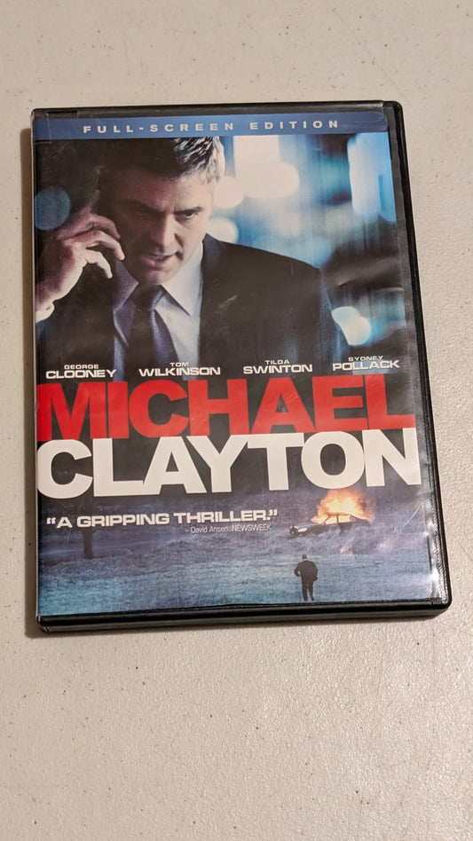 Michael Clayton (DVD, 2007, R) George Clooney, Tom Wilkinson, Tilda Swinton
