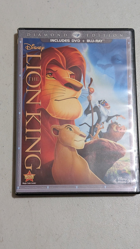 The Lion King (Diamond Edition) (DVD + Blu-ray, 1994, G) Matthew Broderick, Jeremy Irons, James Earl Jones