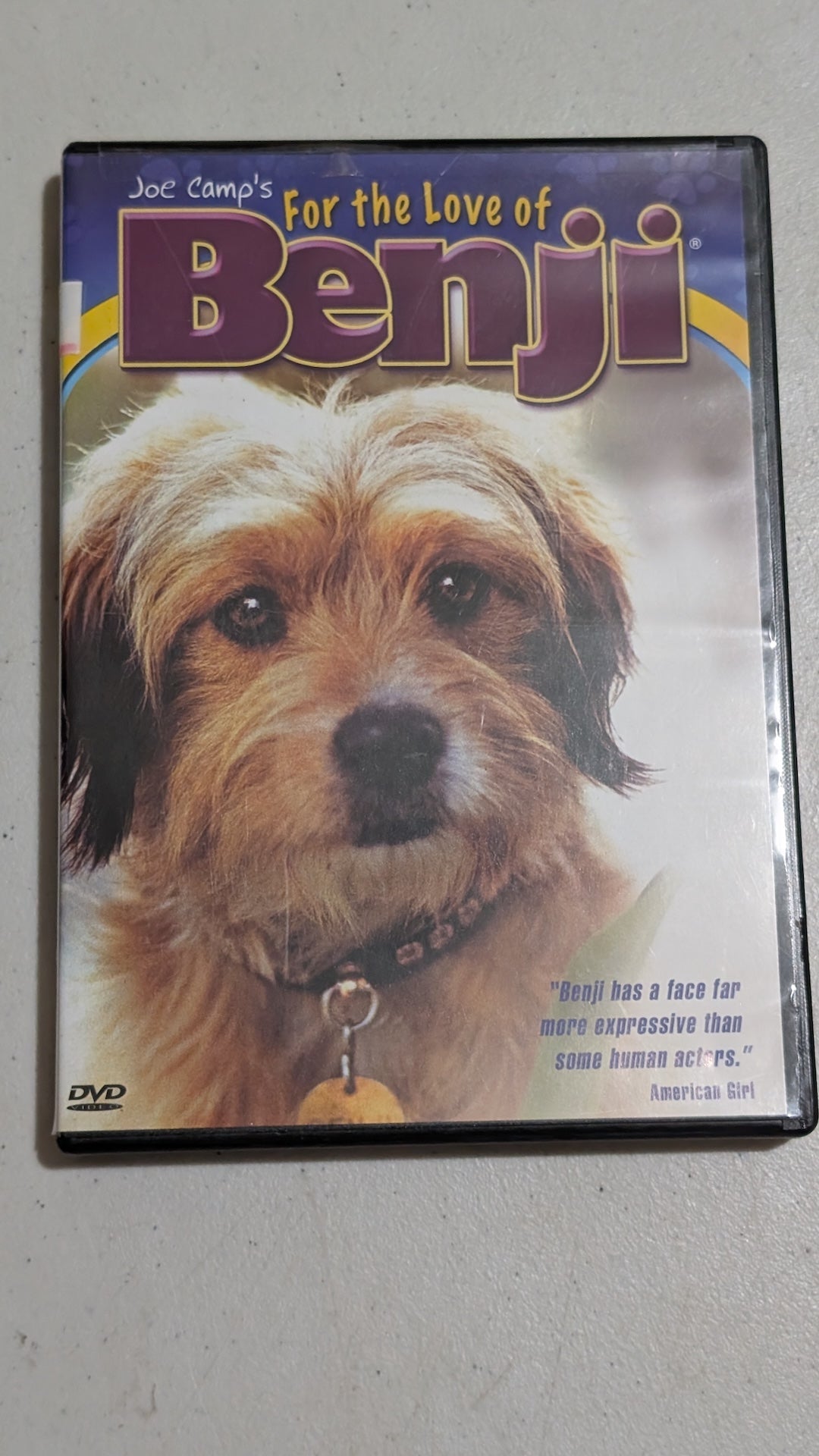 For the Love of Benji (DVD, 1977, G) Patsy Garrett, Allen Fiuzat, Cynthia Smith
