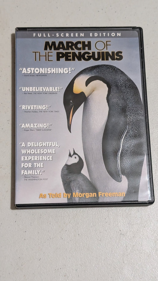 March of the Penguins (DVD, 2005, G) Morgan Freeman (narrator)