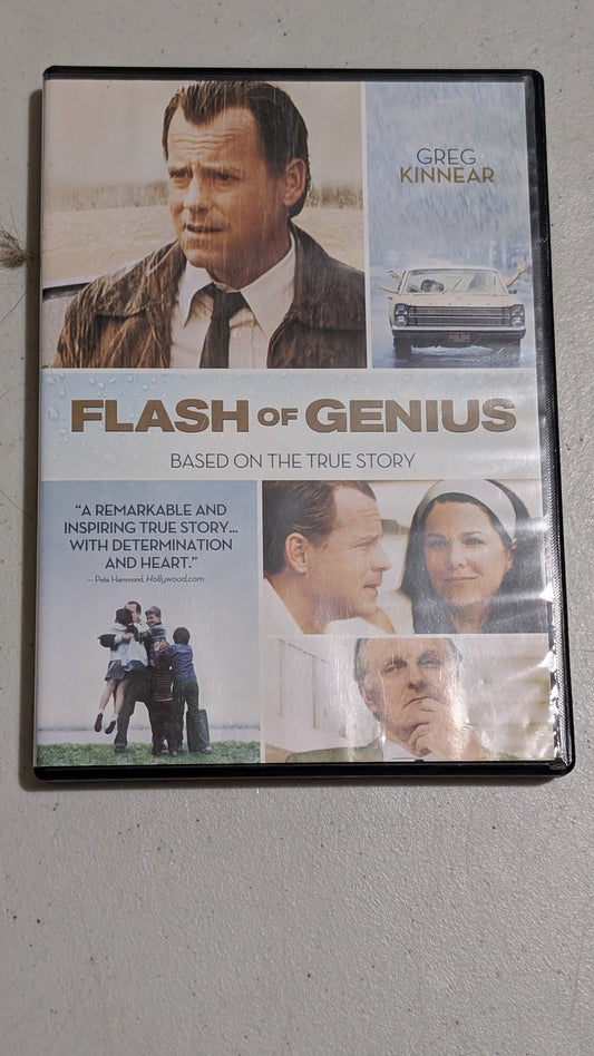 Flash of Genius (DVD, 2008, PG-13) Greg Kinnear, Lauren Graham, Dermot Mulroney