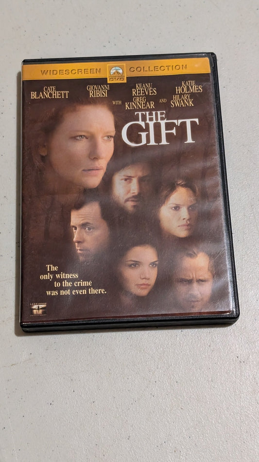 The Gift (DVD, 2000, R) Cate Blanchett, Giovanni Ribisi, Keanu Reeves