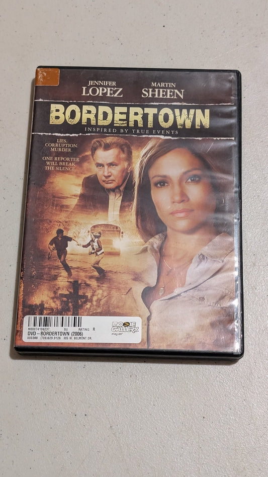 Bordertown (DVD, 2007, R) Jennifer Lopez, Antonio Banderas, Martin Sheen