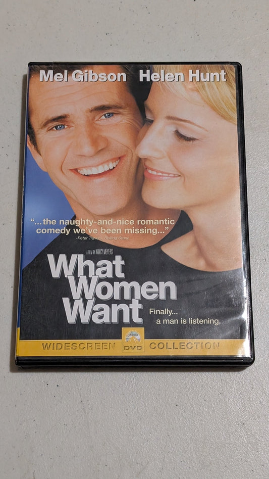 What Women Want (DVD, 2000, PG-13) Mel Gibson, Helen Hunt, and Marisa Tomei