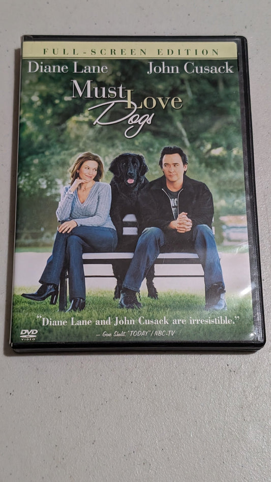 Must Love Dogs (DVD, 2005, PG-13) Diane Lane, John Cusack, and Elizabeth Perkins