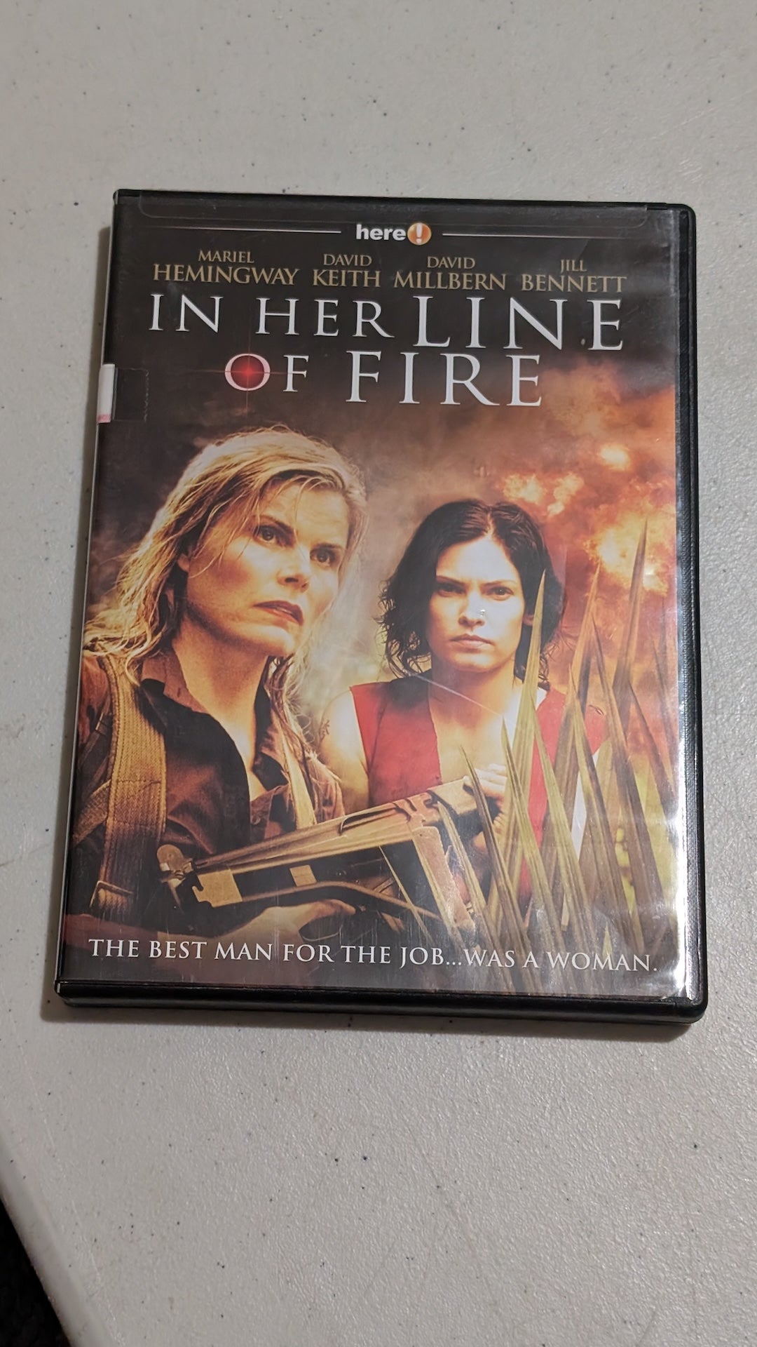 In Her Line of Fire (DVD, 2006, R) Mariel Hemingway, David Keith, David Millbern
