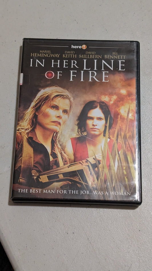 In Her Line of Fire (DVD, 2006, R) Mariel Hemingway, David Keith, David Millbern