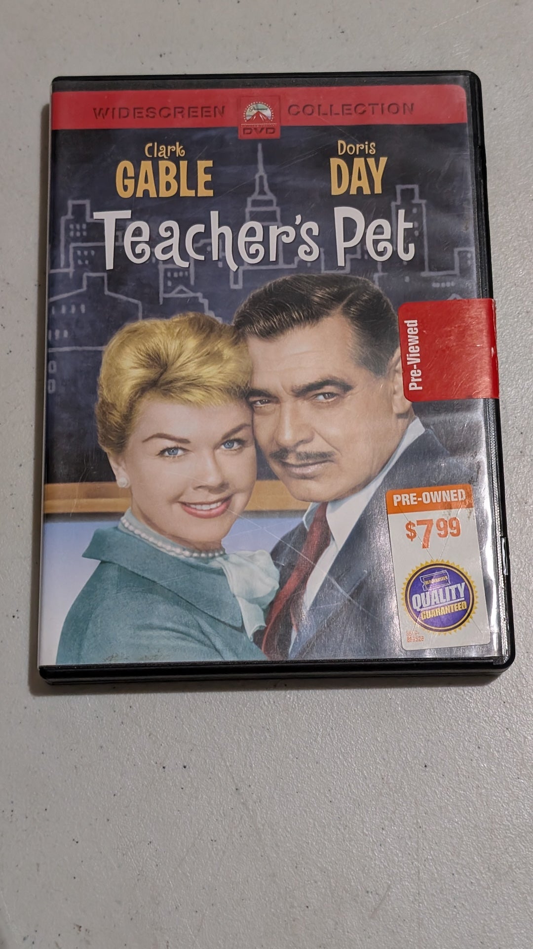 Teacher's Pet (DVD, 1958, Not Rated) Clark Gable, Doris Day, Gig Young