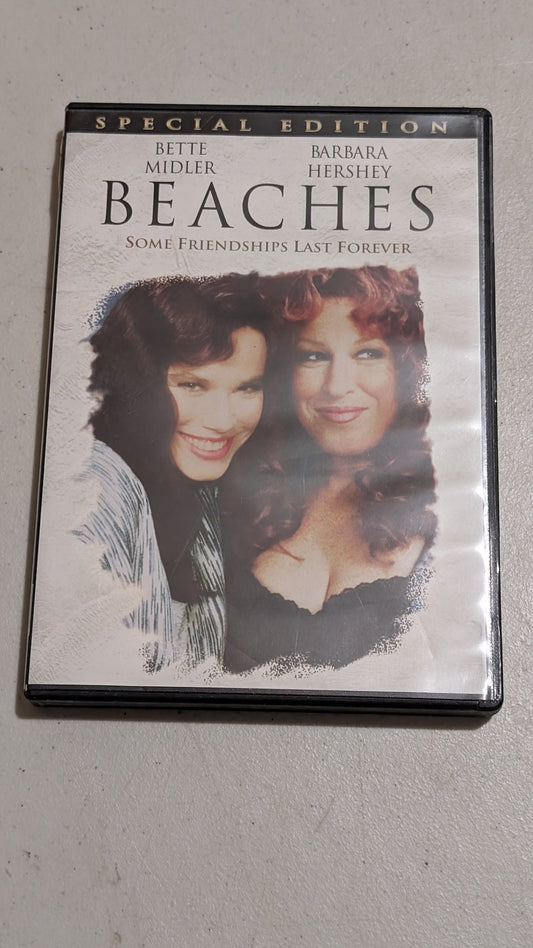 Beaches (Special Edition) (DVD, 1988, PG-13) Bette Midler, Barbara Hershey, and John Heard