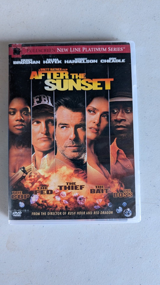 After the Sunset (DVD, 2004, PG-13) Pierce Brosnan, Salma Hayek, Woody Harrelson