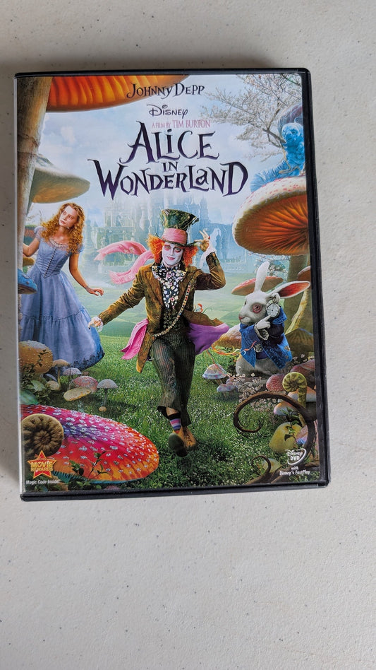 Alice in Wonderland (DVD, 2010, PG) Johnny Depp, Mia Wasikowska, Helena Bonham Carter