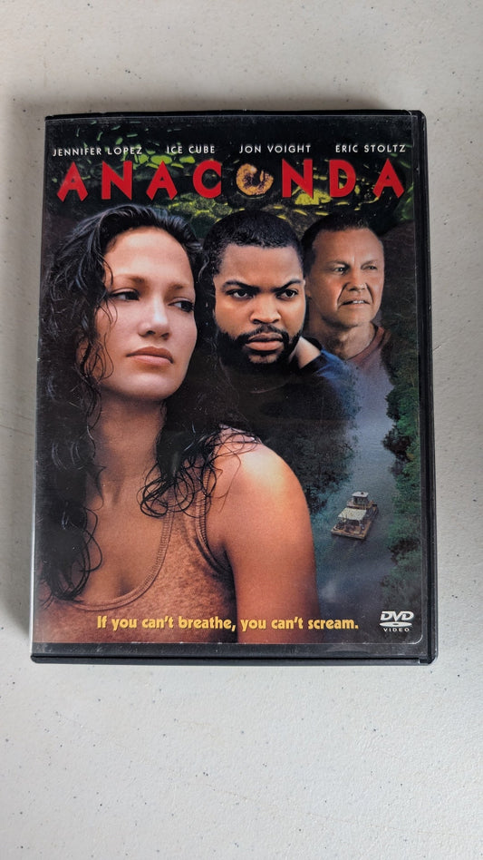 Anaconda (DVD, 1997, PG-13) Jennifer Lopez, Ice Cube, Jon Voight