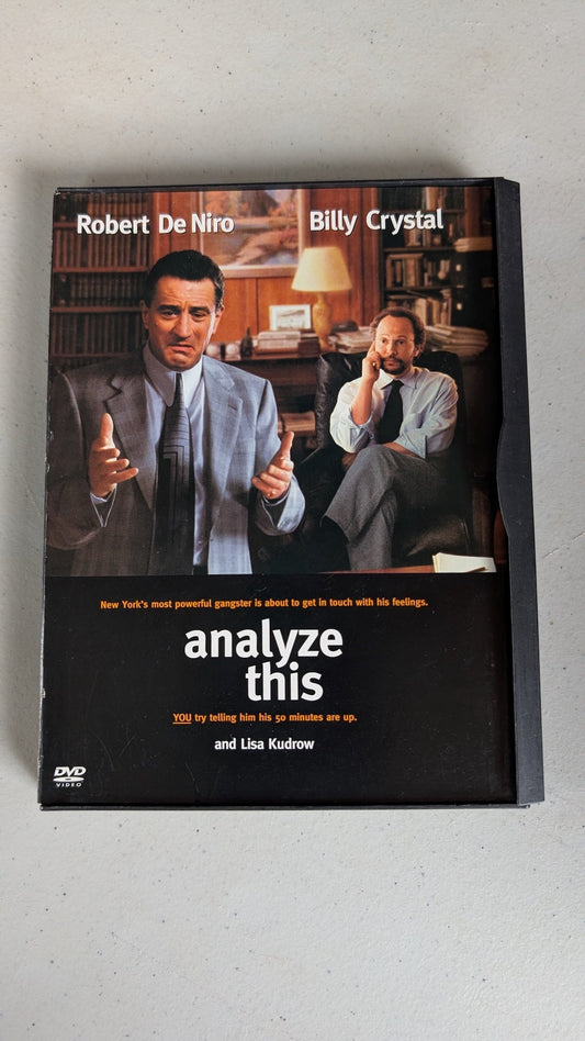 Analyze This (DVD, 1999, R) Robert De Niro, Billy Crystal, Lisa Kudrow