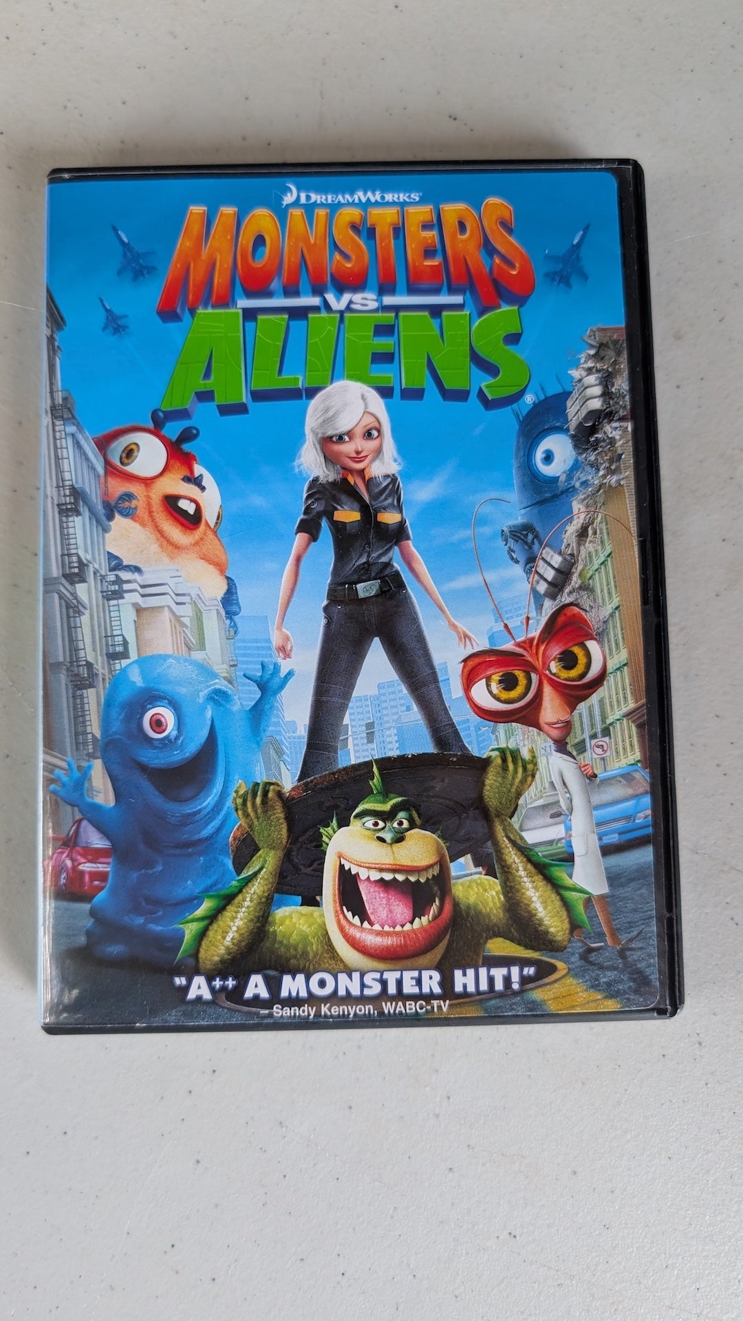 Monsters vs. Aliens (DVD, 2009, PG) Reese Witherspoon, Rainn Wilson, Stephen Colbert