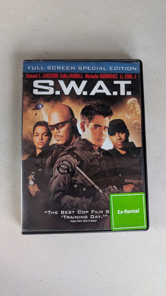 S.W.A.T. (DVD, 2003, PG-13) Samuel L. Jackson, Colin Farrell, Michelle Rodriguez