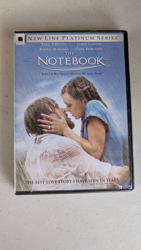 The Notebook (DVD, 2004, PG-13) Ryan Gosling, Rachel McAdams, James Garner