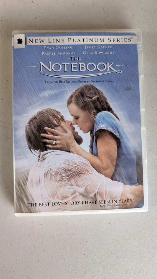 The Notebook (DVD, 2004 PG-13) Ryan Gosling, Rachel McAdams, James Garner