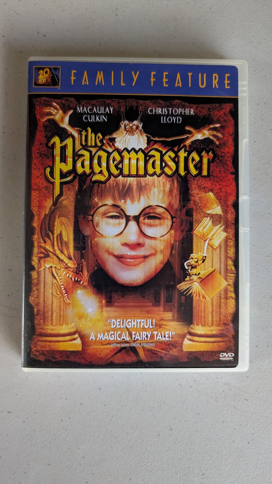 The Pagemaster (DVD, 1994, G) Macaulay Culkin, Christopher Lloyd, Whoopi Goldberg