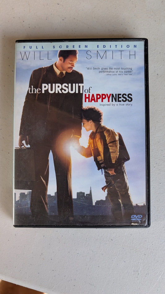 The Pursuit of Happyness (DVD, 2006, PG-13) Will Smith, Jaden Smith, Thandiwe Newton