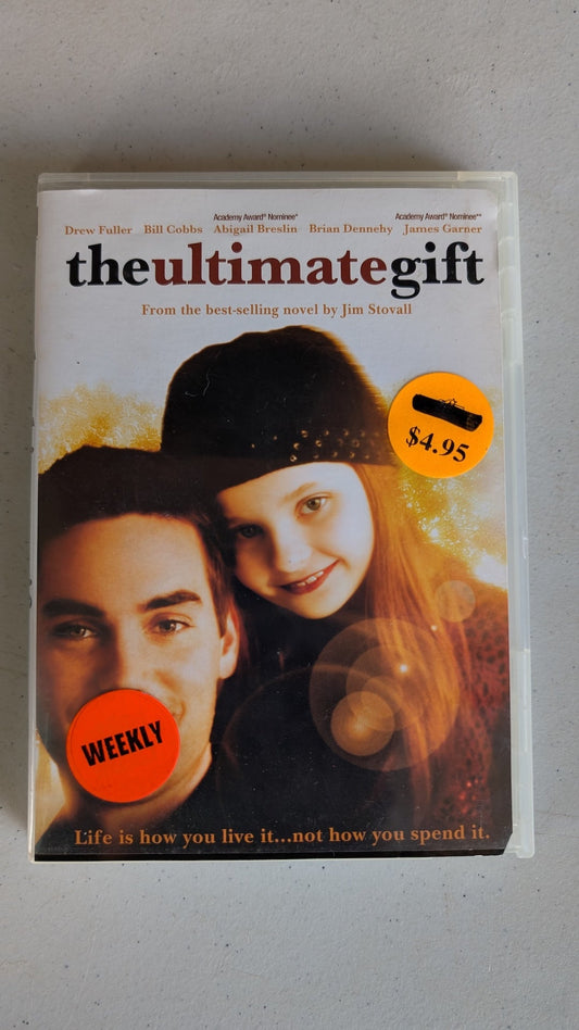 The Ultimate Gift (DVD, 2006, PG) Drew Fuller, James Garner, Abigail Breslin