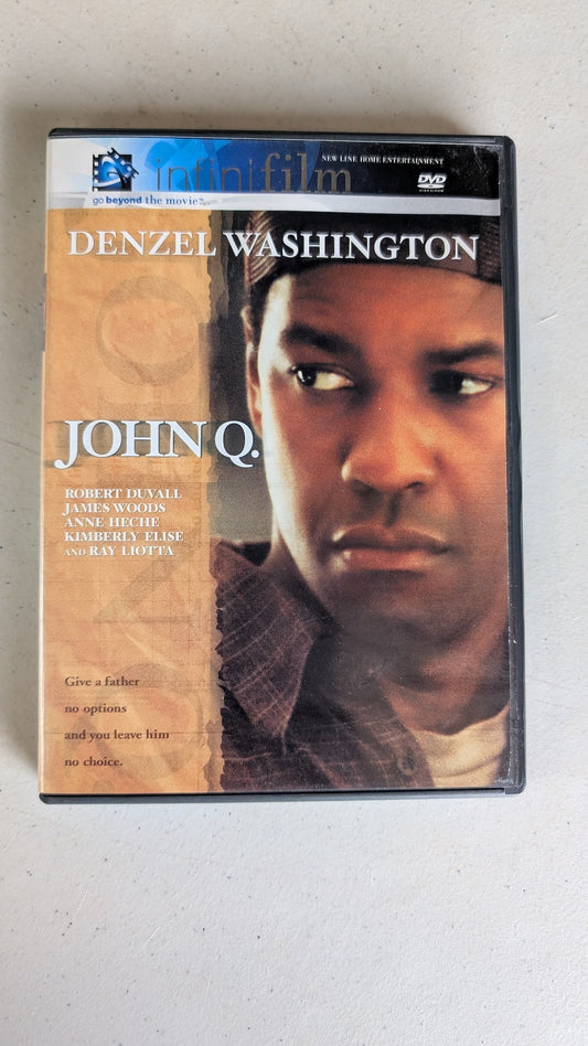 John Q. (DVD, 2002, PG-13) Denzel Washington, Robert Duvall, James Woods