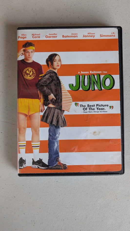 Juno (DVD, 2007, PG-13) Elliot Page, Michael Cera, Jennifer Garner