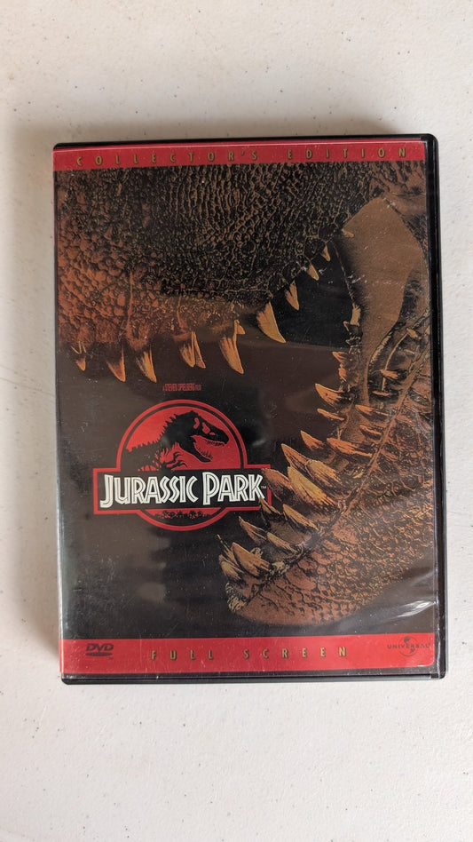 Jurassic Park (DVD, 1993, PG-13) Sam Neill, Laura Dern, Jeff Goldblum