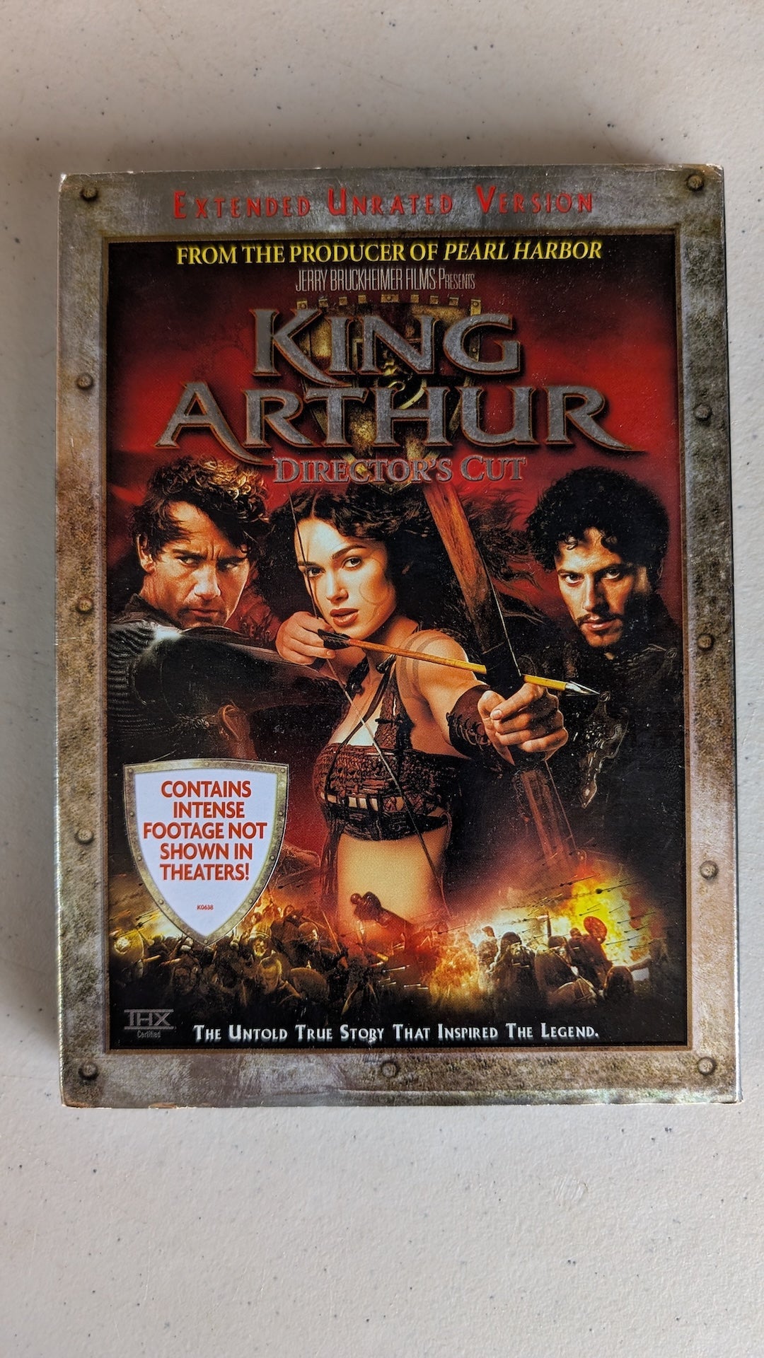 King Arthur (DVD, 2004, PG-13) Clive Owen, Keira Knightley, Ioan Gruffudd
