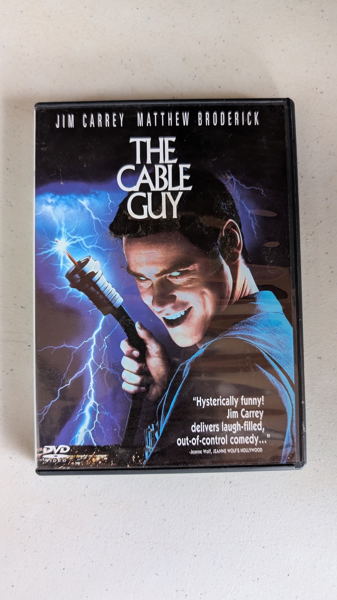 The Cable Guy (DVD, 1996, PG-13) Jim Carrey, Matthew Broderick