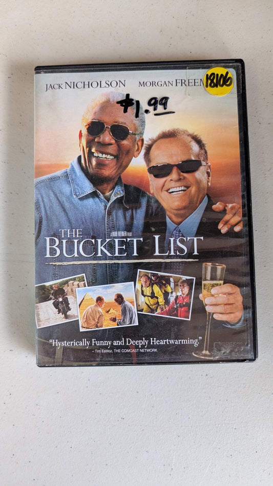The Bucket List (DVD, 2007, PG-13) Jack Nicholson, Morgan Freeman