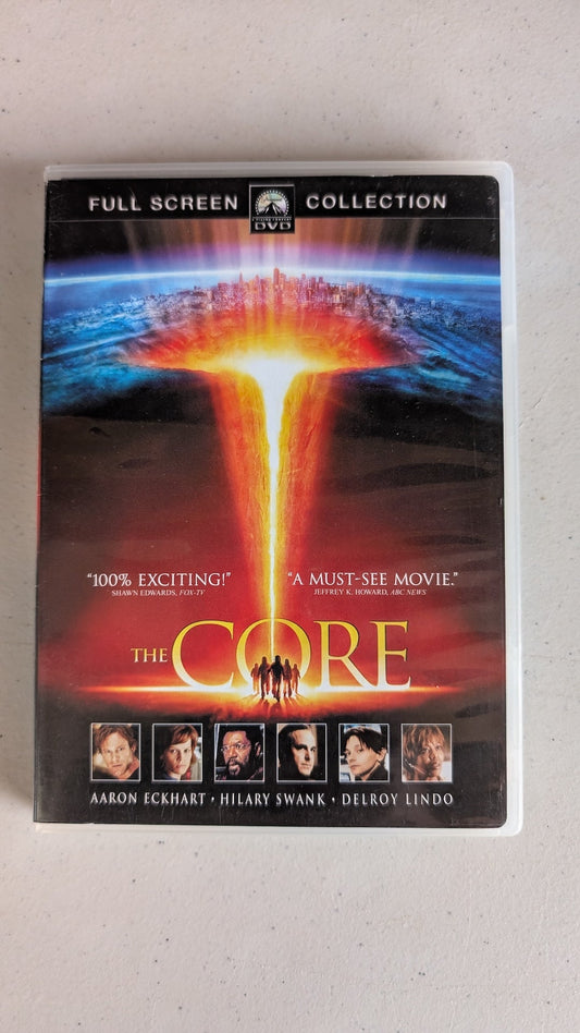 The Core (DVD, 2003, PG-13) Aaron Eckhart, Hilary Swank, Delroy Lindo